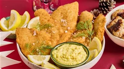 Paneret rødspættefilet